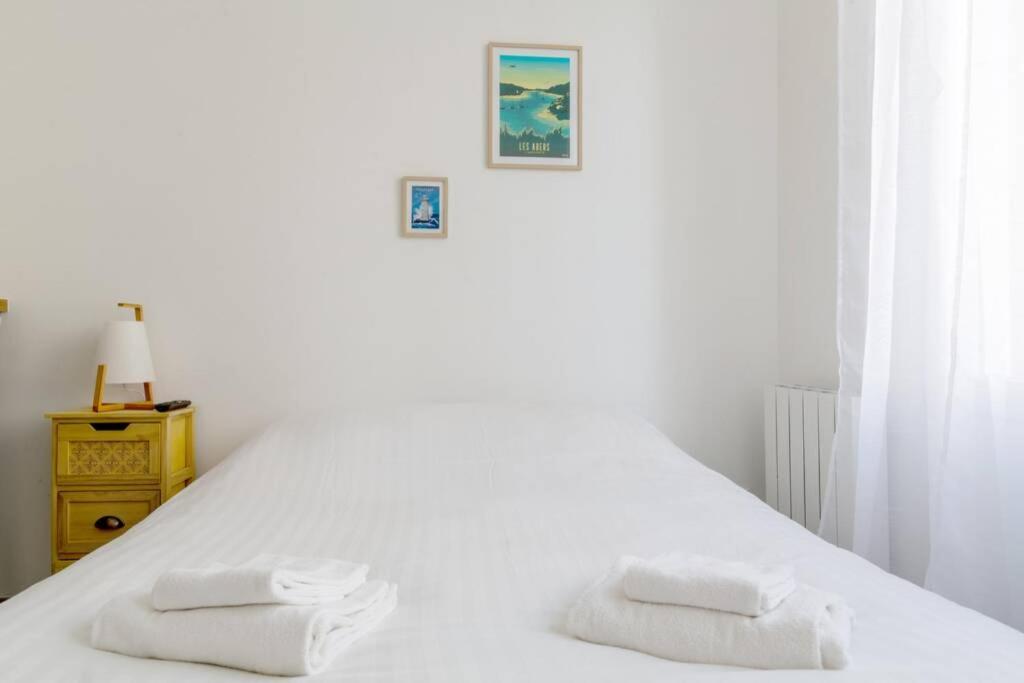 La chambre Liberté 2, SDB privative et TV, Cuisine Salon Partagés, confort et hypercentre Brest Esterno foto